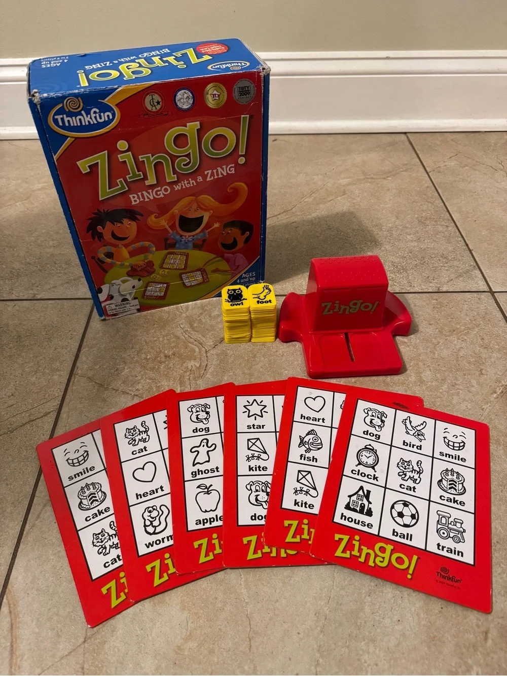 Zingo Kids Bingo Game